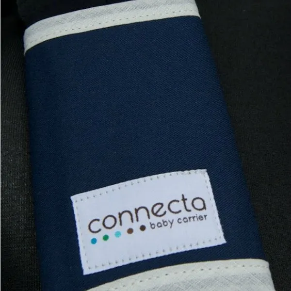 Connecta Organic Cotton Drool Pads - Navy