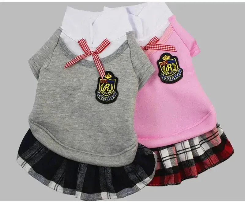 Couple Pet Dog Clothes Stylish Uniforms for Small & Medium Dogs