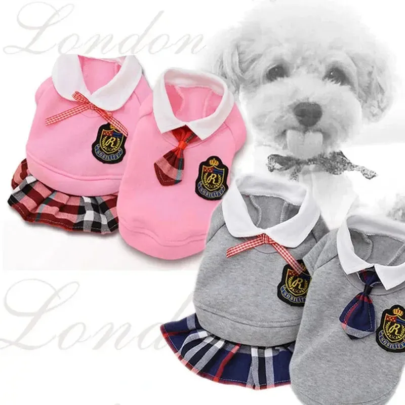 Couple Pet Dog Clothes Stylish Uniforms for Small & Medium Dogs