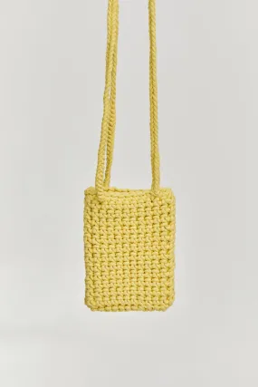 Crochet shoulders bag - Yellow