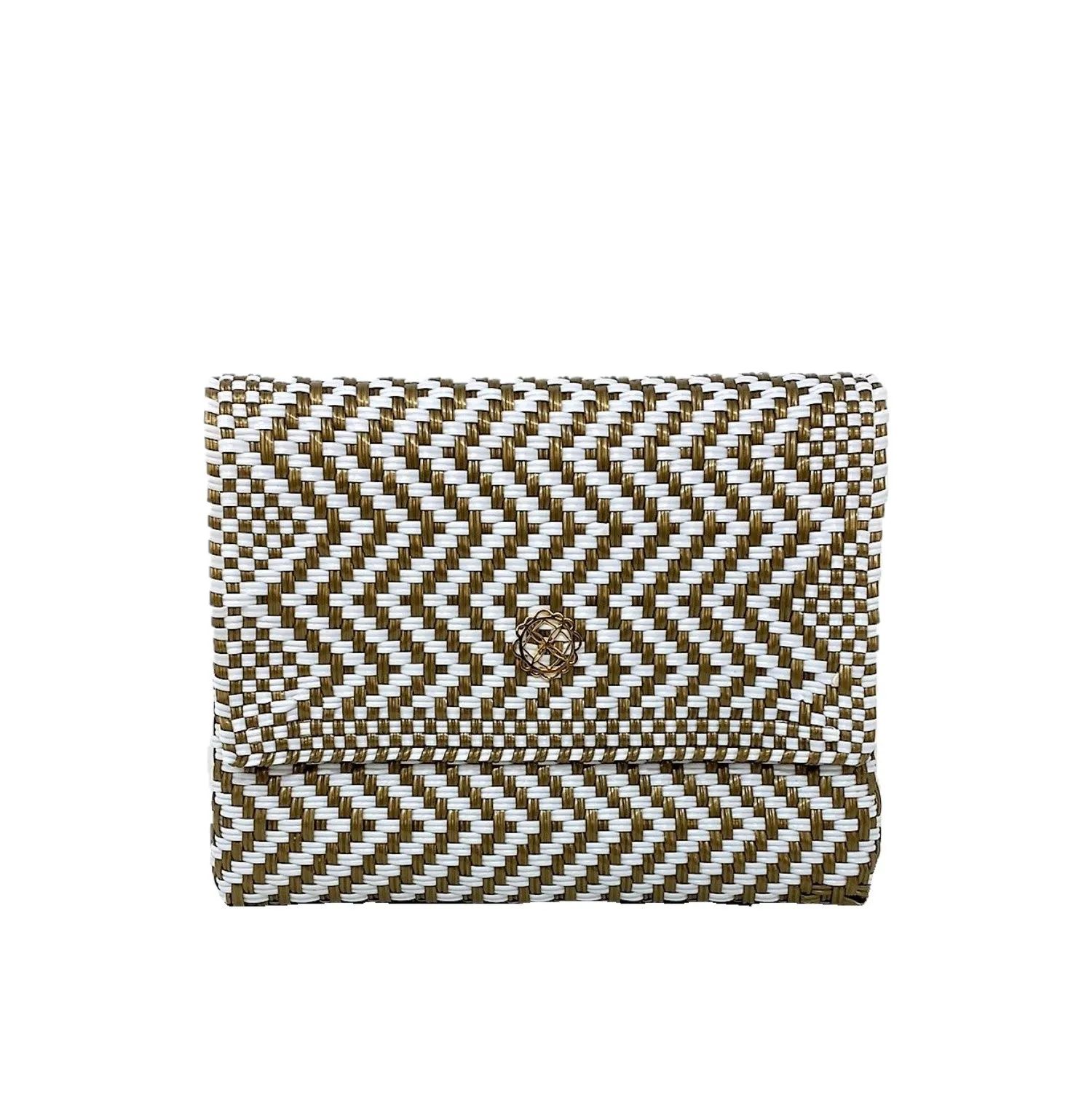 Crossbody Gold Chevron