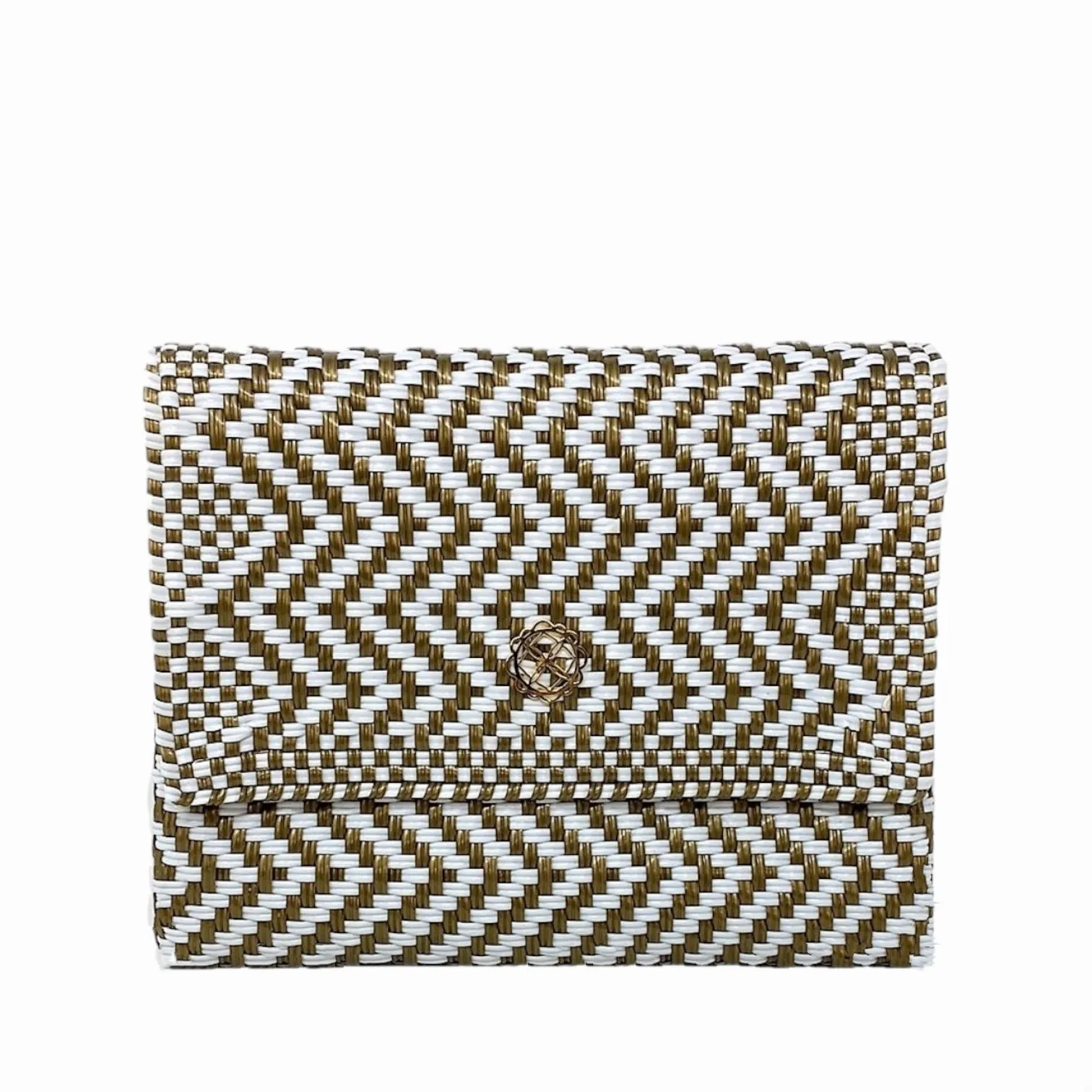 Crossbody Gold Chevron