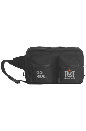 Crown Moto "GO RIDE." Recycled Double Waist Bag