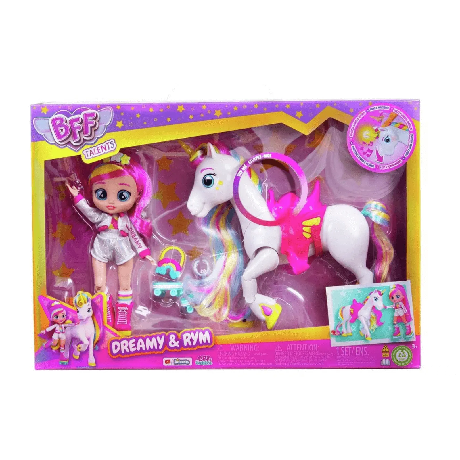 Cry Babies BFF Talents Dreamy And Rym Interactive Doll Toy Set