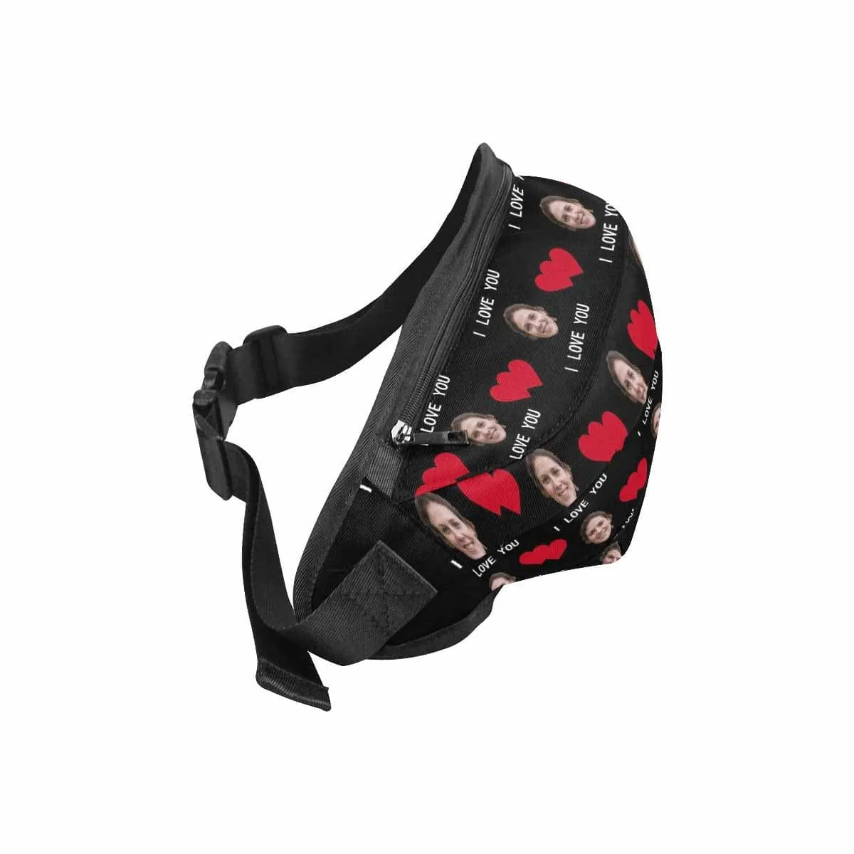 Custom Face Classic Love Heart Waist Bag