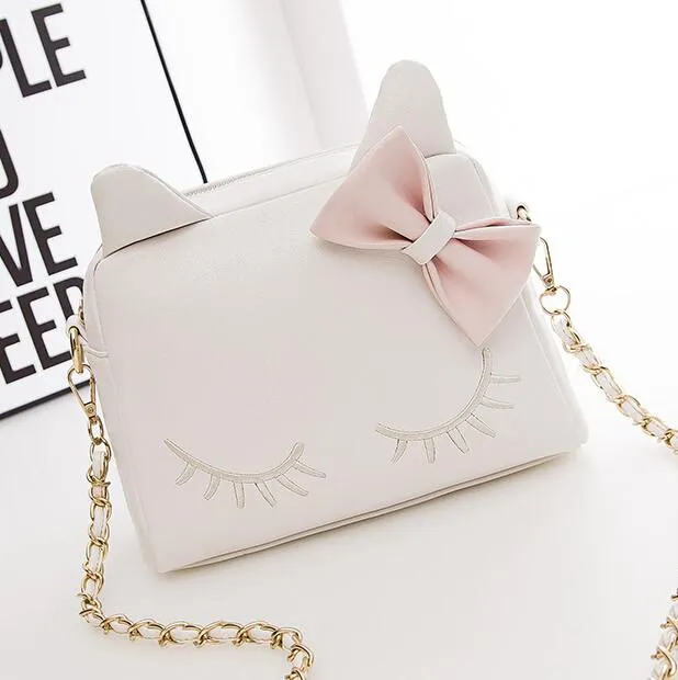 Cute Cat Bowknot Bag AD0297