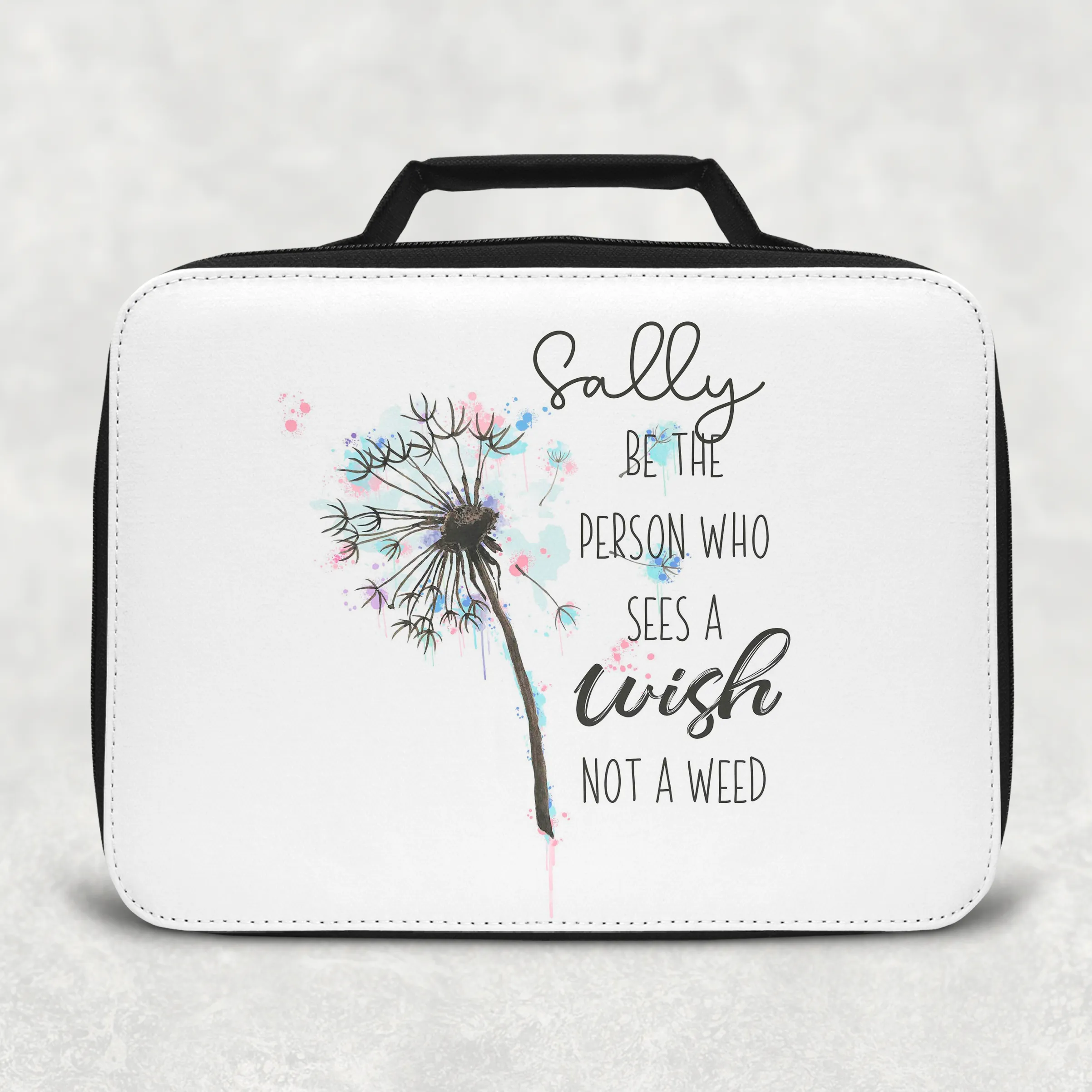 Dandelion Wishes Positivity Insulated Lunch Bag