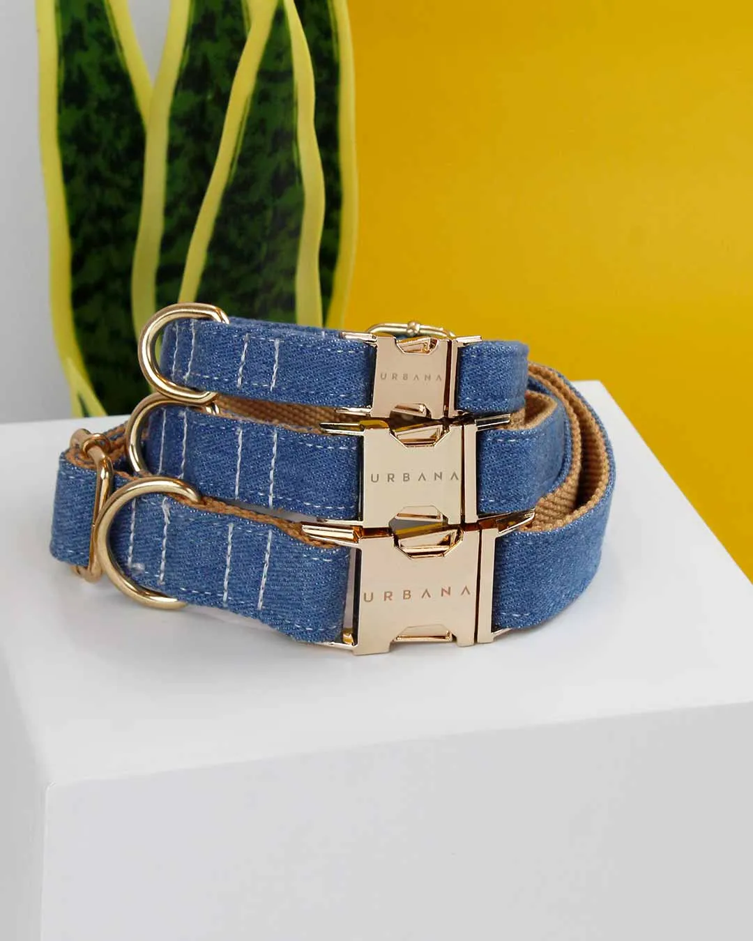 Denim Dog Collar