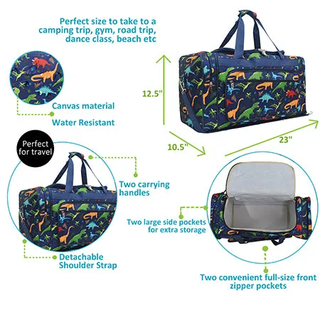 Dino World NGIL Canvas 23" Duffle Bag