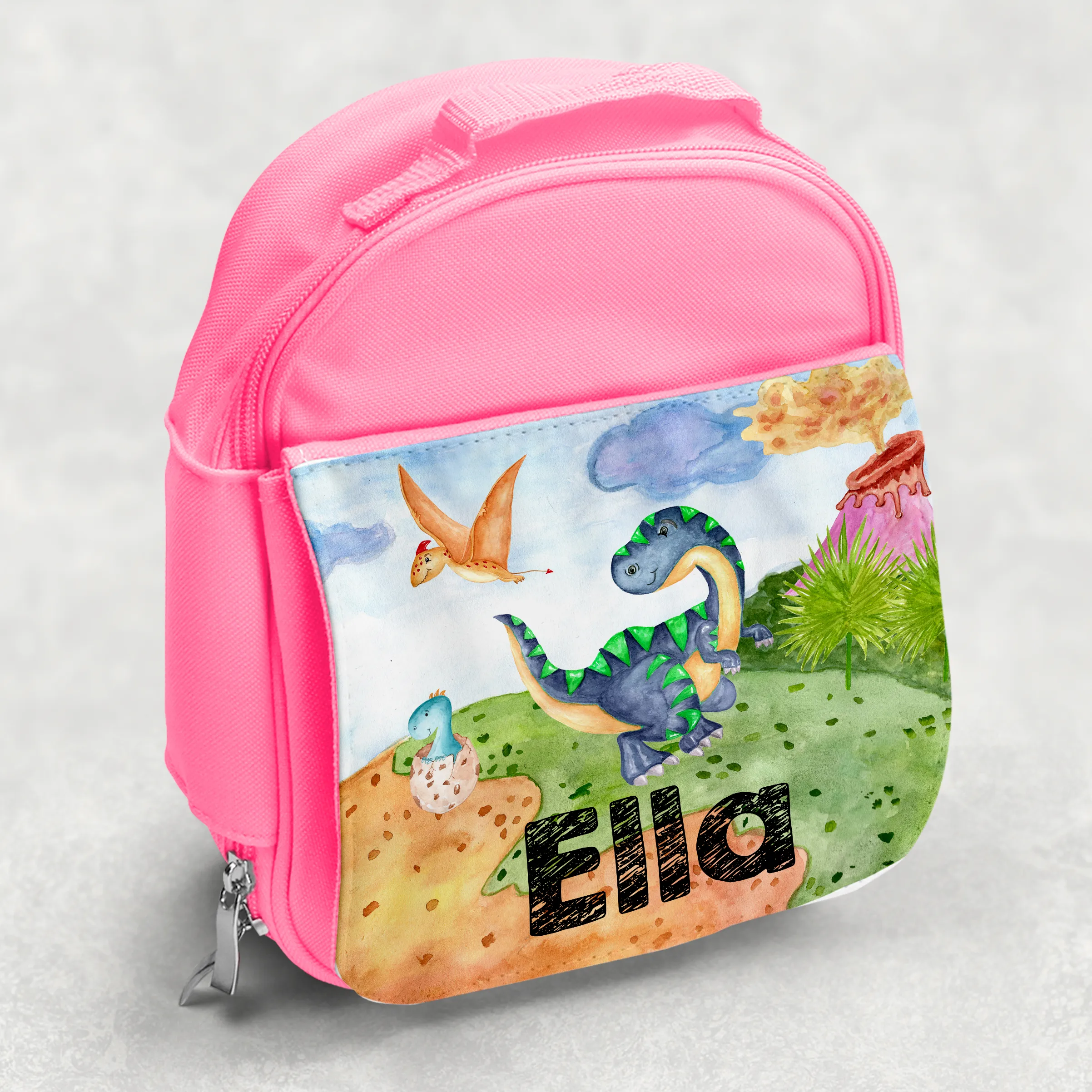 Dinosaur Personalised Kids Insulated Lunch Bag