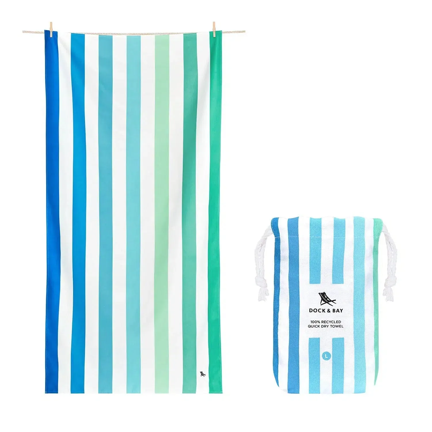 Dock and Bay Quick Dry Beach and Travel Towels