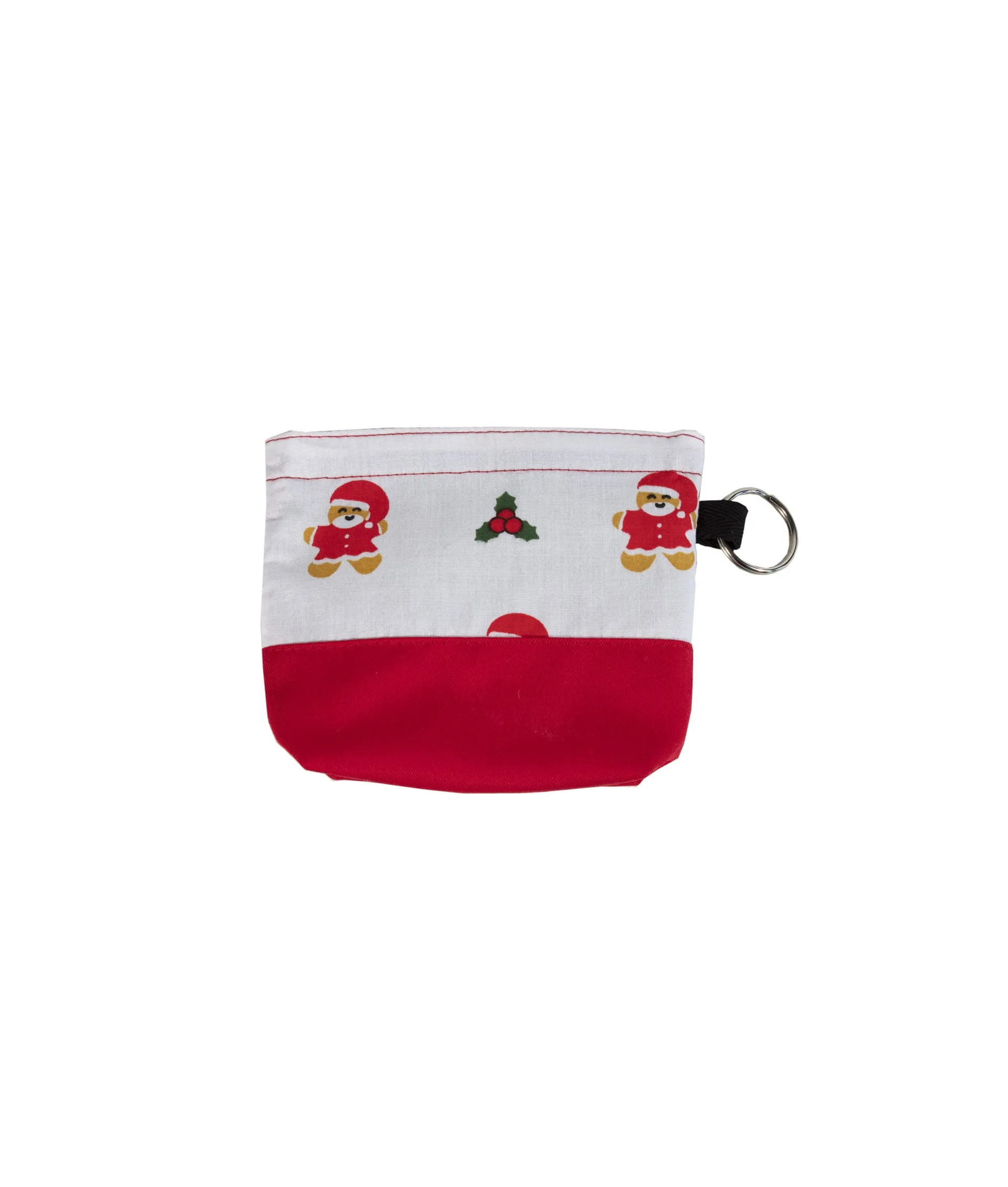 Dog Christmas Treat Pouch - Santa and Gingerbread man