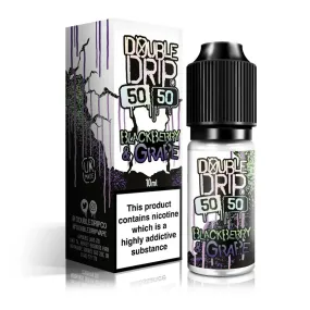 Double Drip 50/50 E-liquid Vape *5x10ml for £11.99* - 50VG 50PG