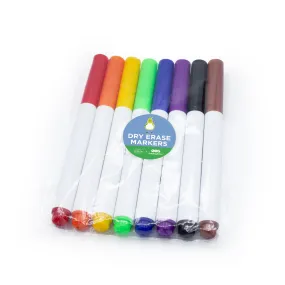 Dry Erase Rainbow Marker Set (8pcs)