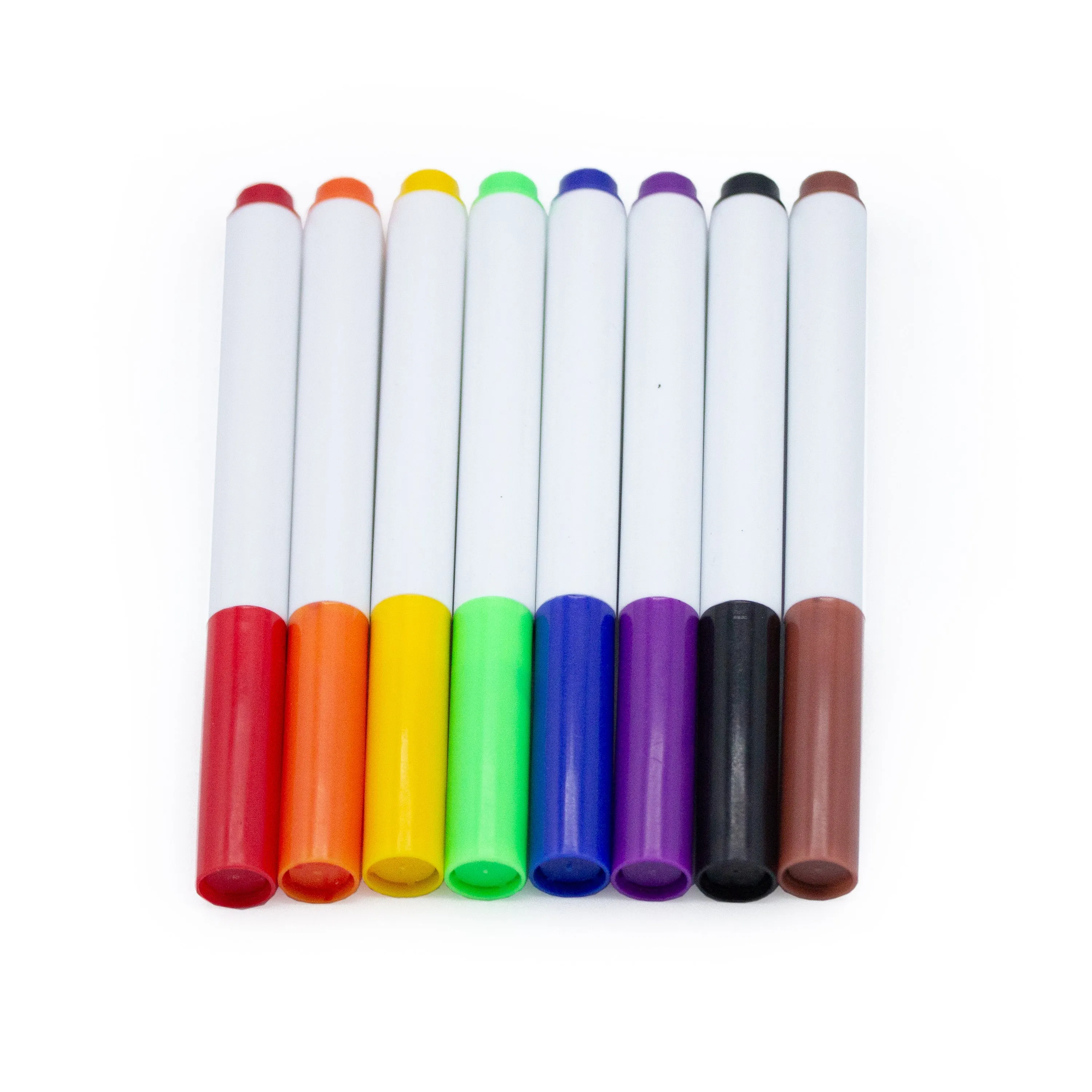 Dry Erase Rainbow Marker Set (8pcs)