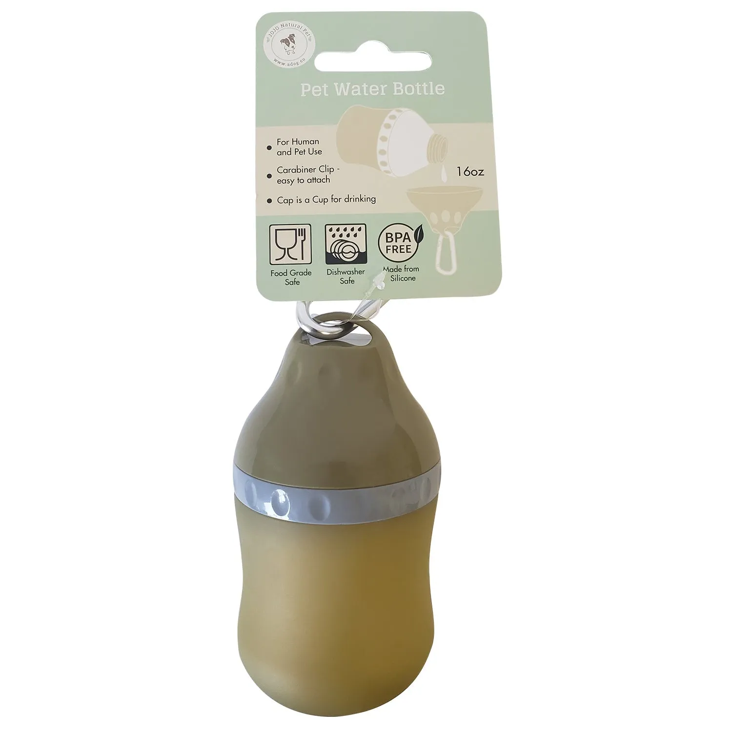 Eco-Friendly Silicone Dog Bottle: Travel Hydration