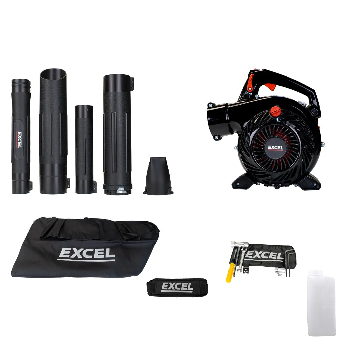 Excel 25cc Petrol Blower & Vacuum 2-in-1 Multi Garden Tool