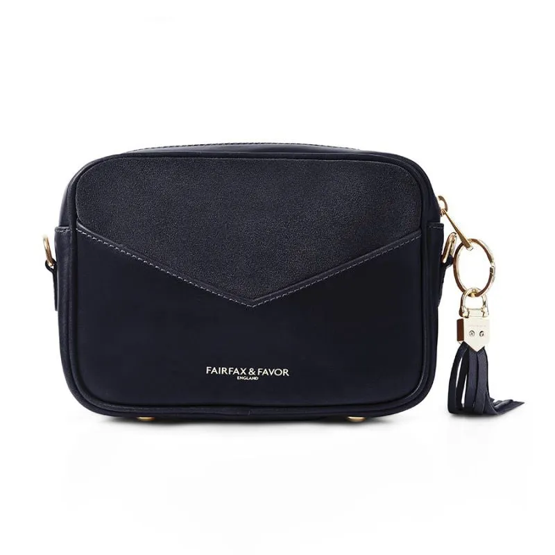 Fairfax & Favor Finsbury Ladies Shoulder Bag - Navy