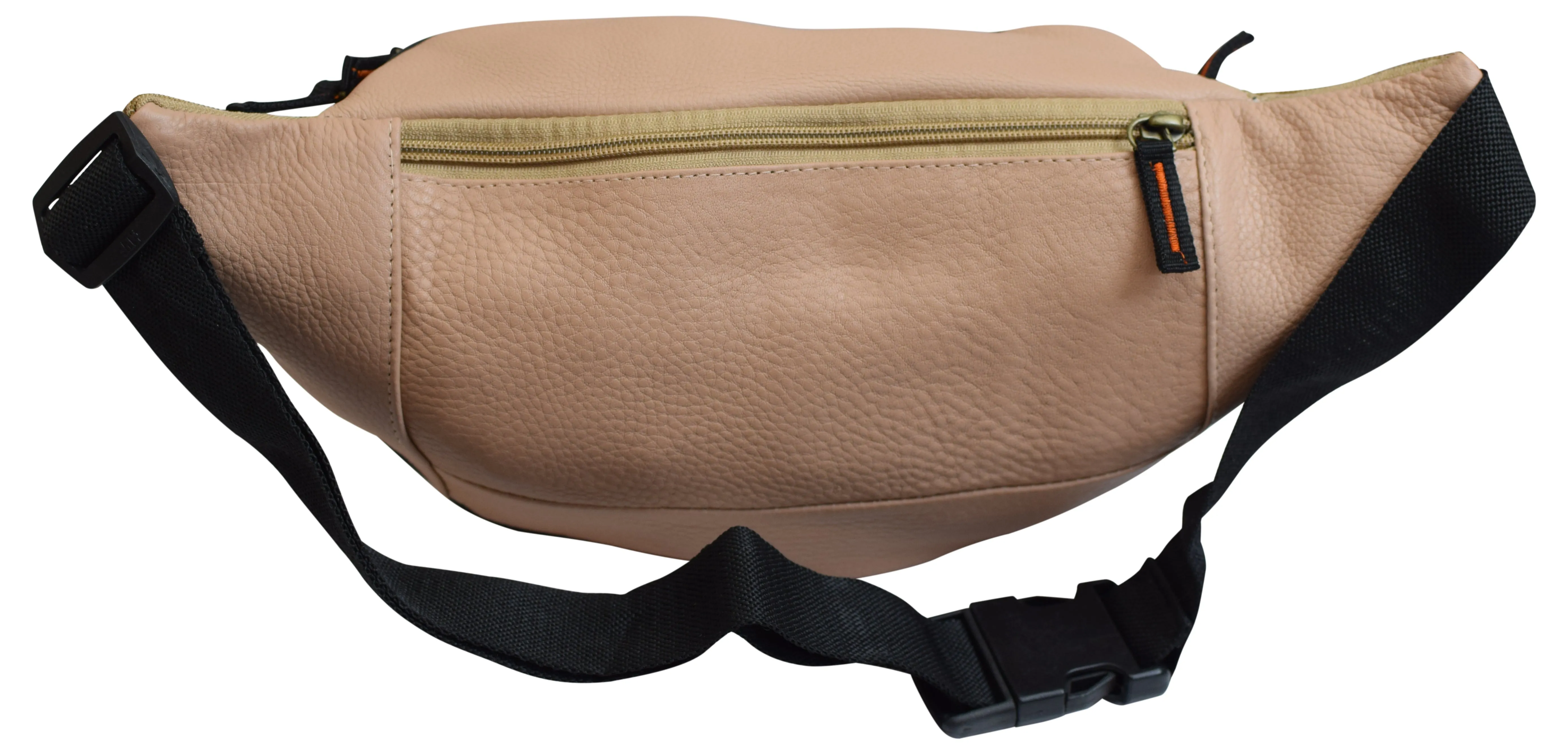 Fanny Pack Waist Bag Genuine Pebbled Leather Travel Hiking Sports Colors