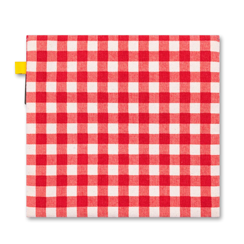 Flip Snack Bag | Gingham Red