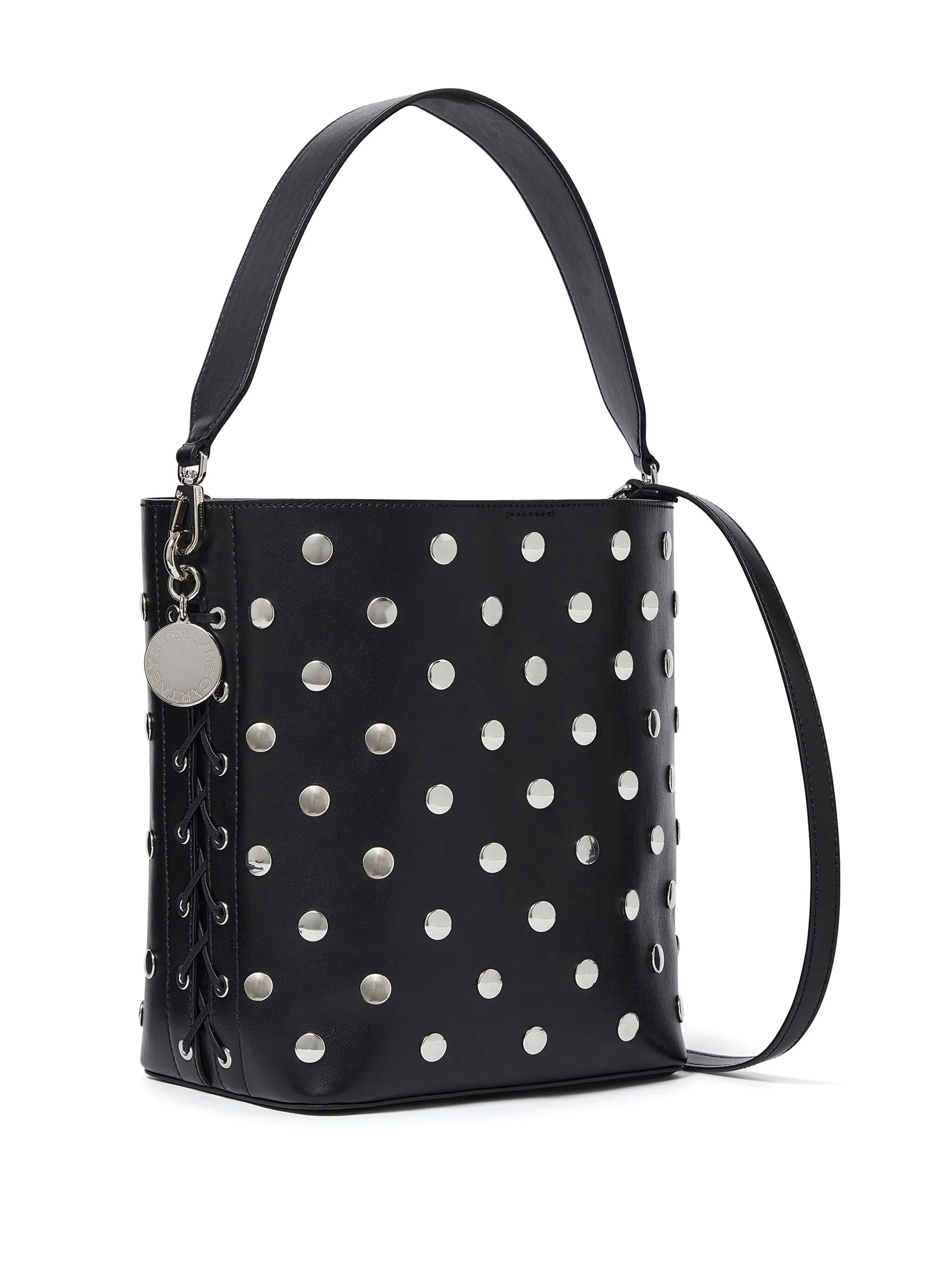 Frayme Studded Large Bucket Bag