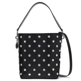 Frayme Studded Large Bucket Bag