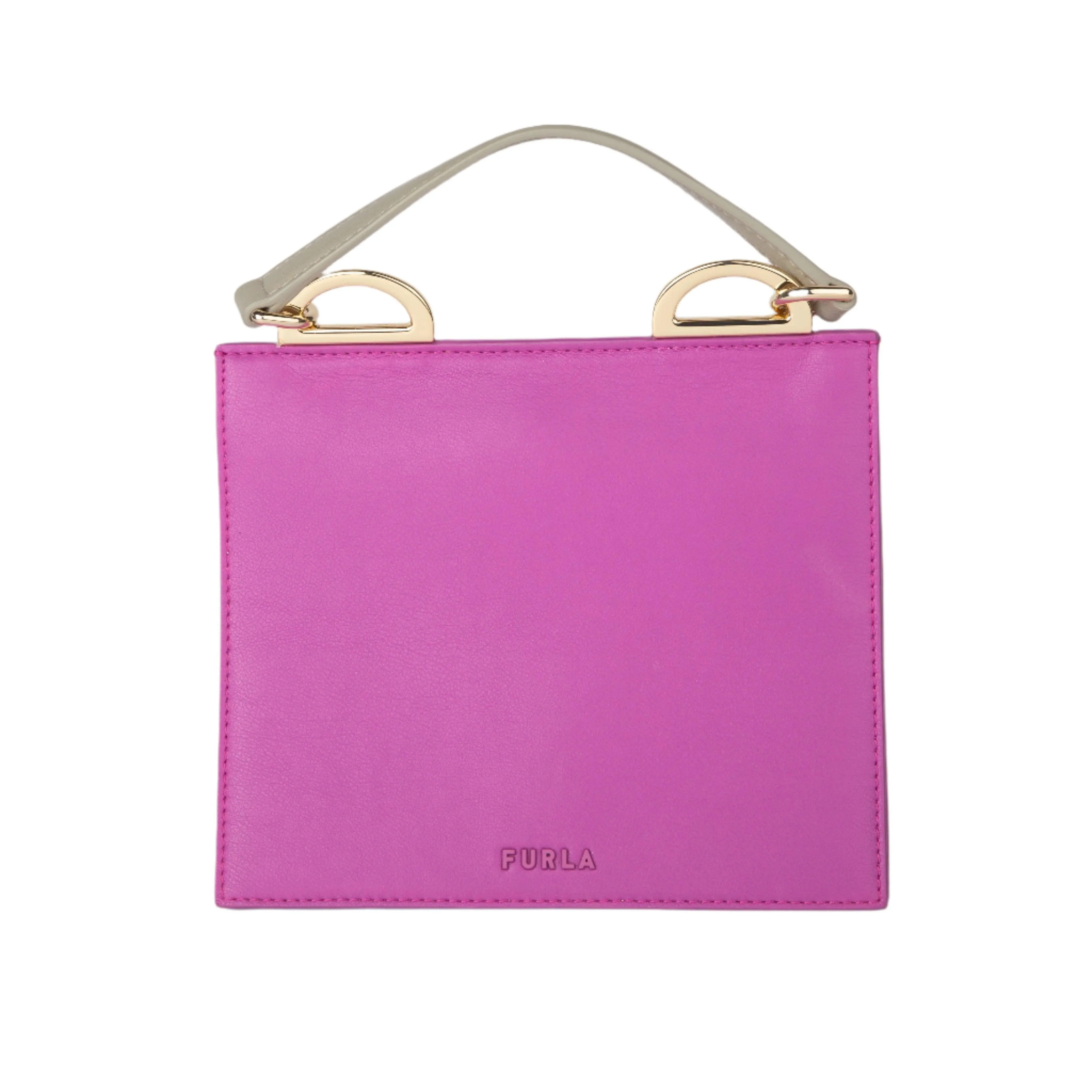 Furla Futura Mini Top Handle - Roxy Pink, Beige and Gold