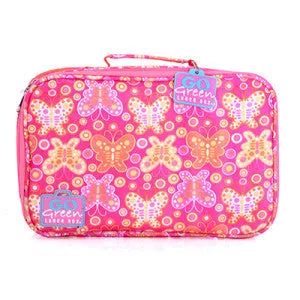 Go Green Lunch Box - Butterfly with Pink Box