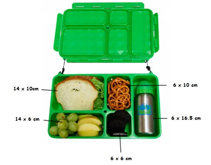 Go Green Lunch Box - Butterfly with Pink Box