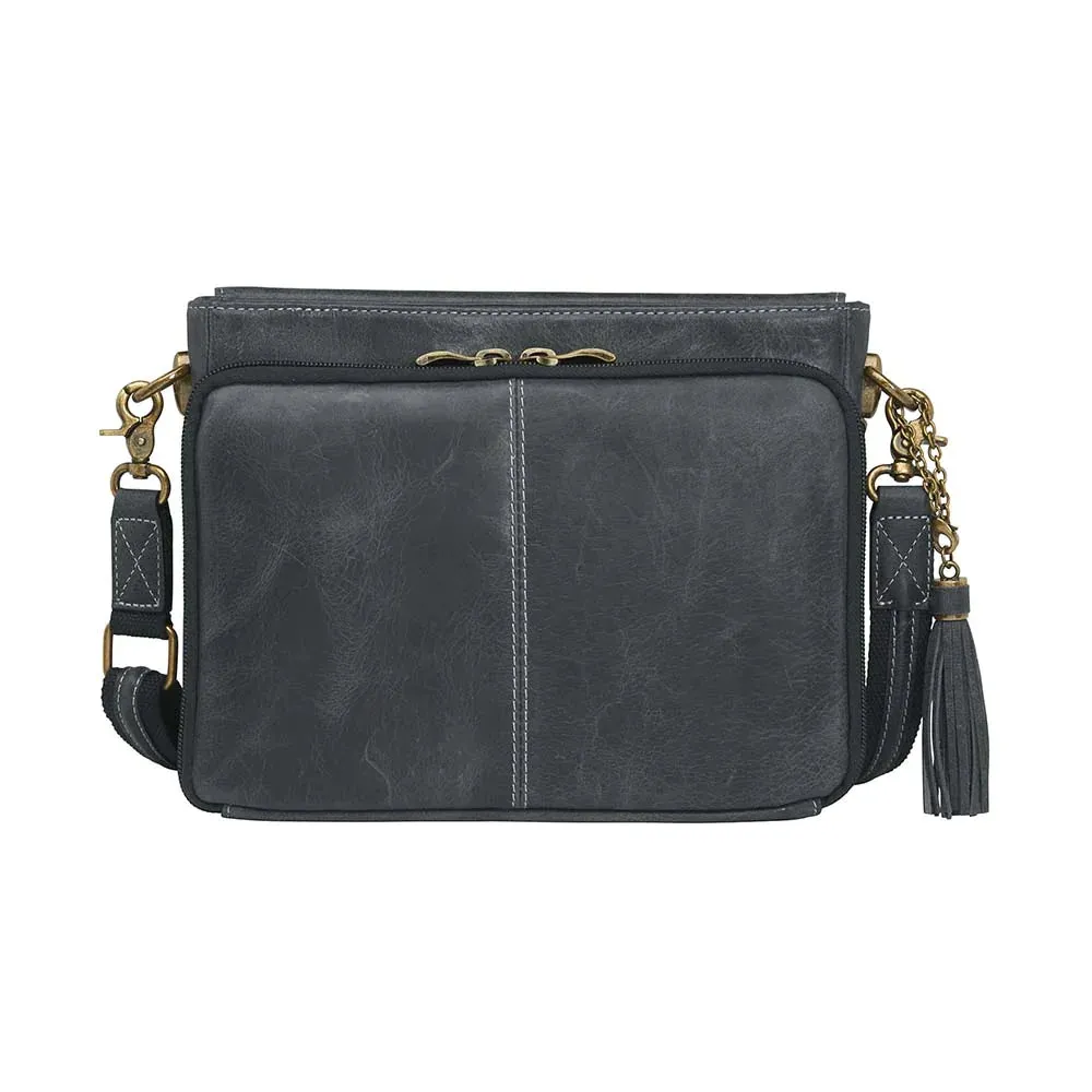 GTM Distressed Clutch W/Carry Conceal Compartment