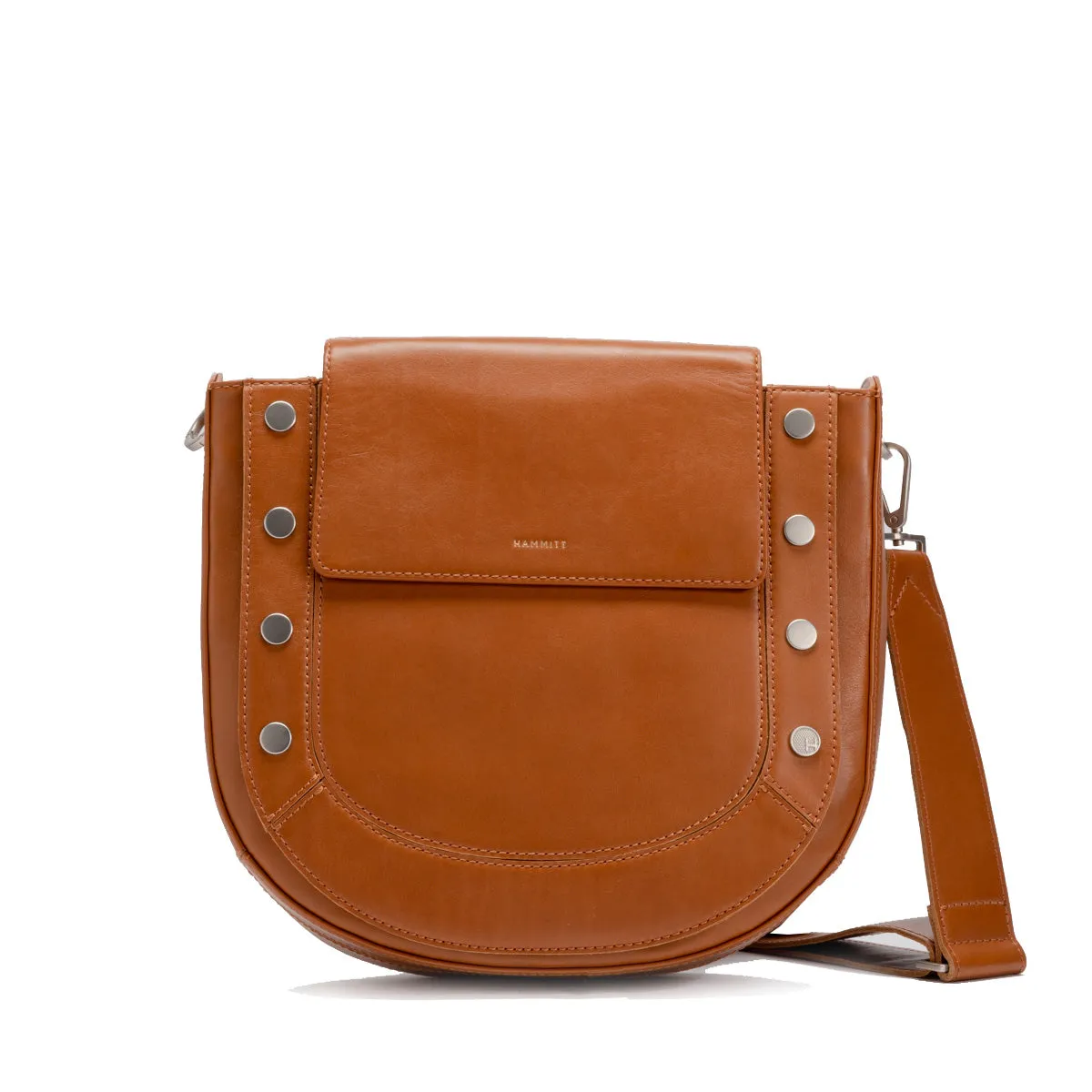 Hammitt Kayce Saddle Leather Bag in Caffe Tan