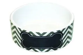 Happy Pet Chevron Pet Bowl