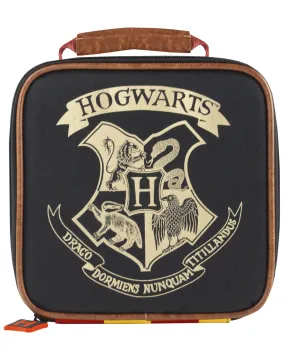 Harry Potter Lunch Bag Hogwarts Gryffindor Insulated Meal Box - Black