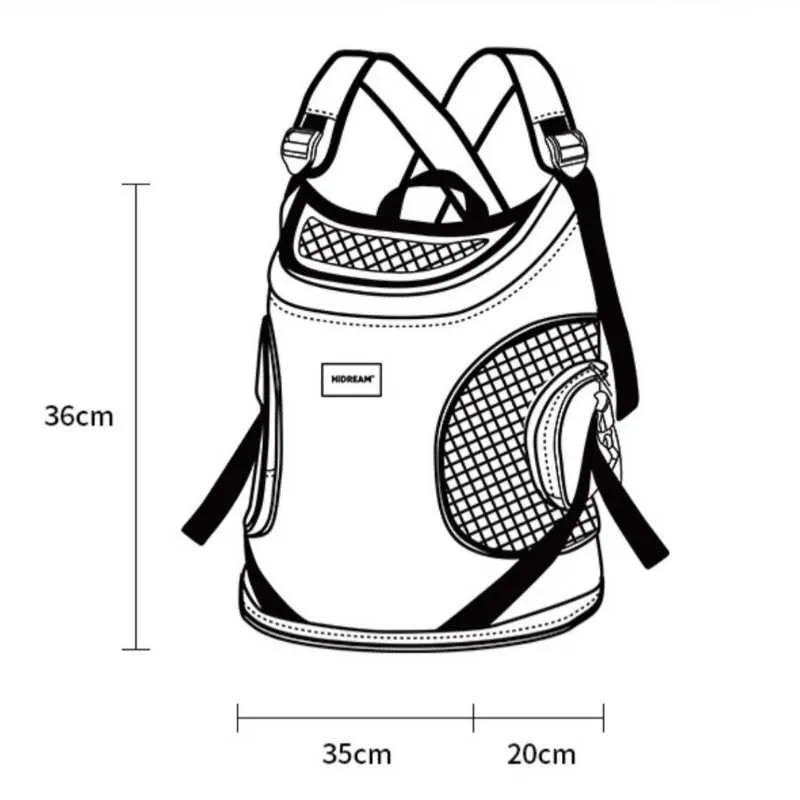 HiDREAM Front Pet Carrier For Small To Medium Size Pets