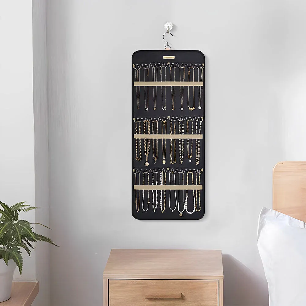 Hook Type Hanging Anti-Tangle Necklace Jewelry Organizer