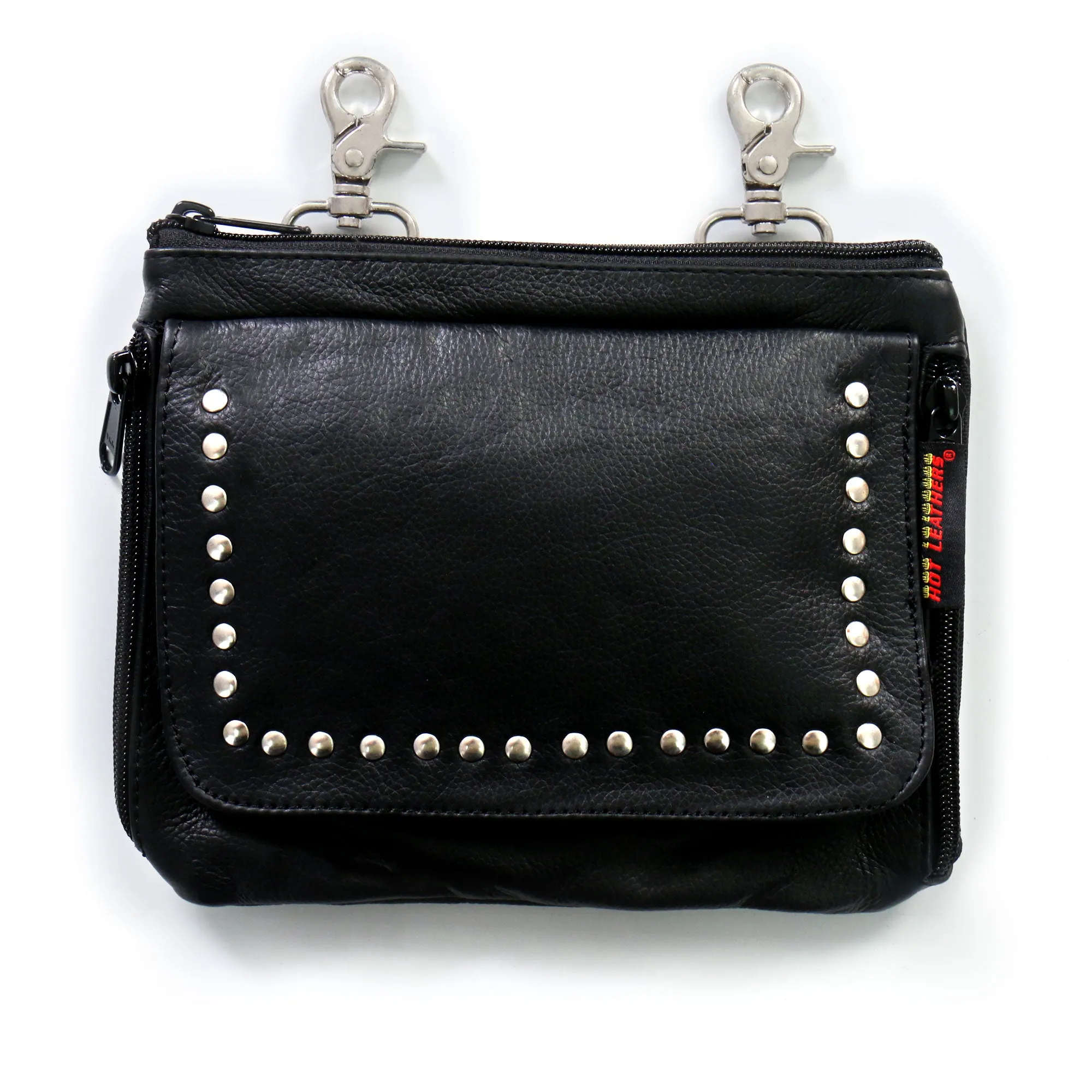 Hot Leathers Studded Leather Concealed Carry Purse