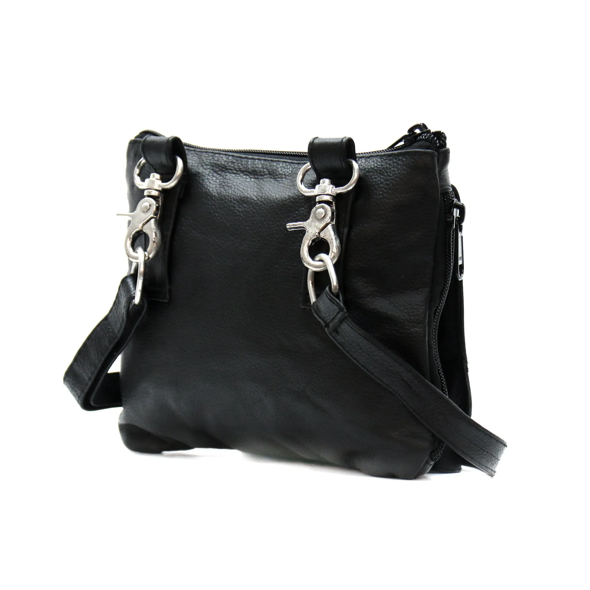 Hot Leathers Studded Leather Concealed Carry Purse