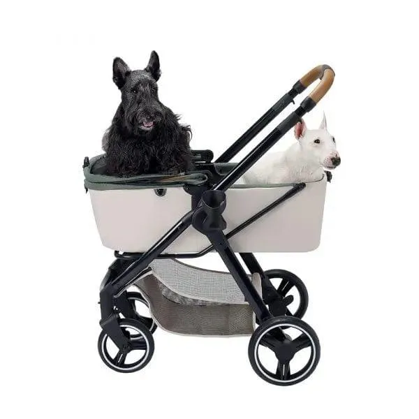 Ibiyaya® Retro Luxe Pet Stroller | Soft Sage