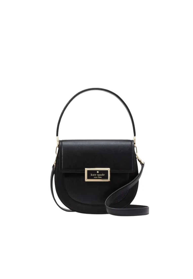 Kate Spade Reegan Saddle Bag In Black KH477