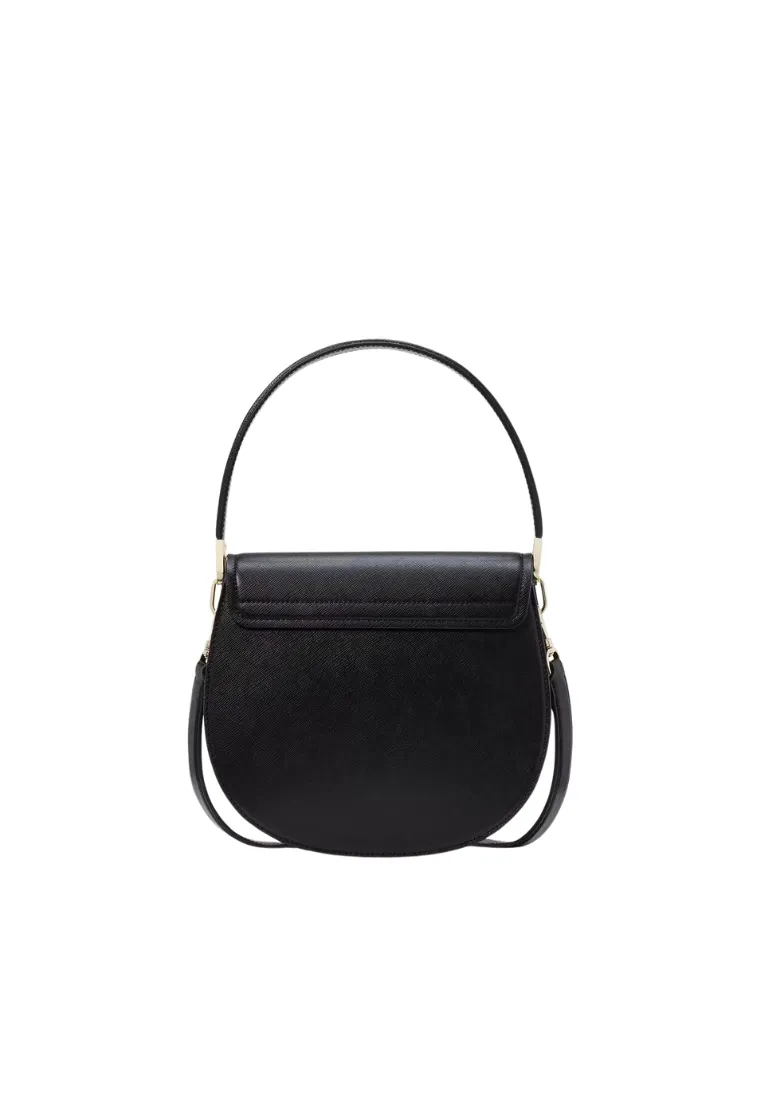 Kate Spade Reegan Saddle Bag In Black KH477