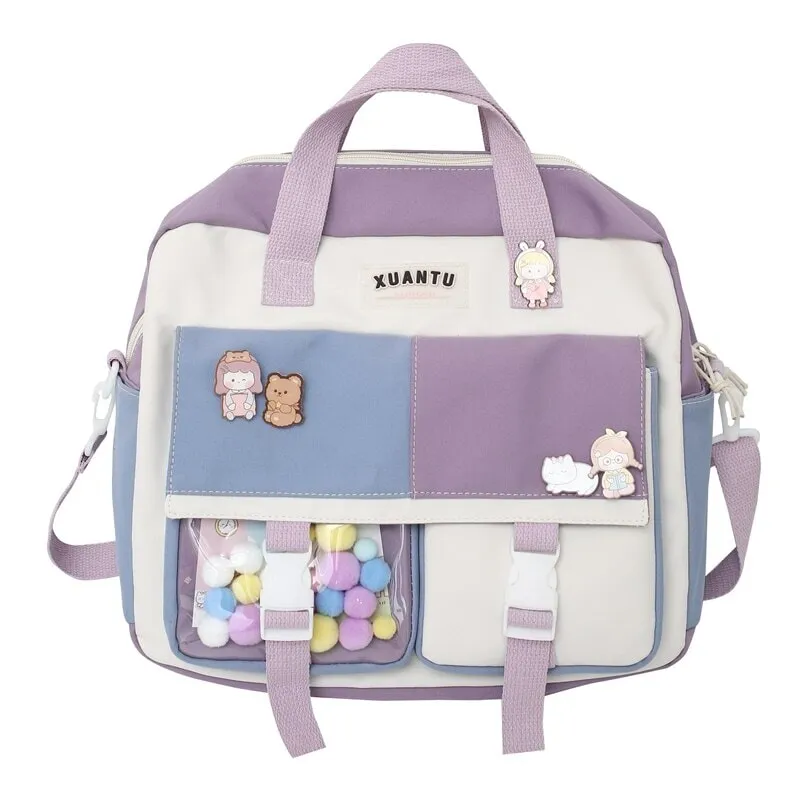 Kawaii School Backpack & Shoulder Bag