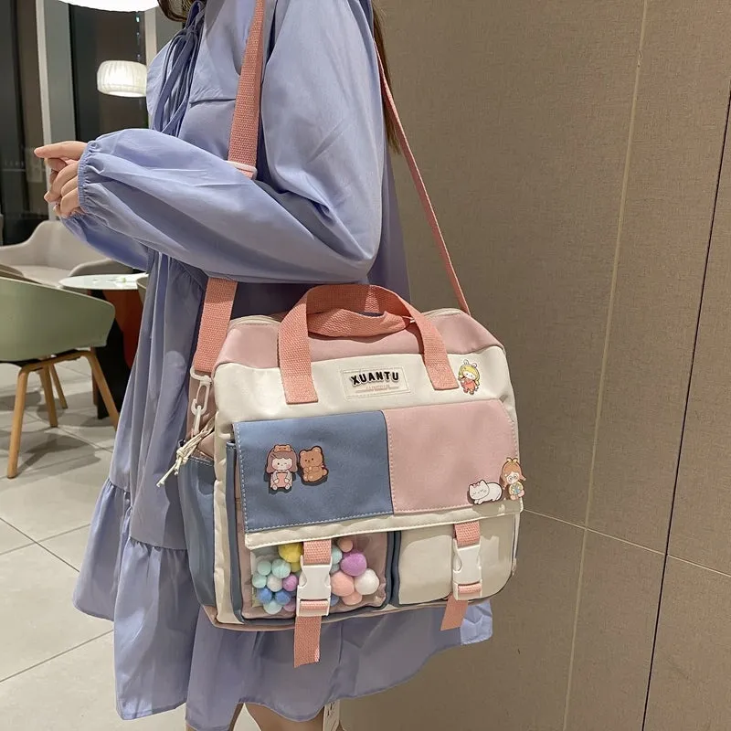 Kawaii School Backpack & Shoulder Bag