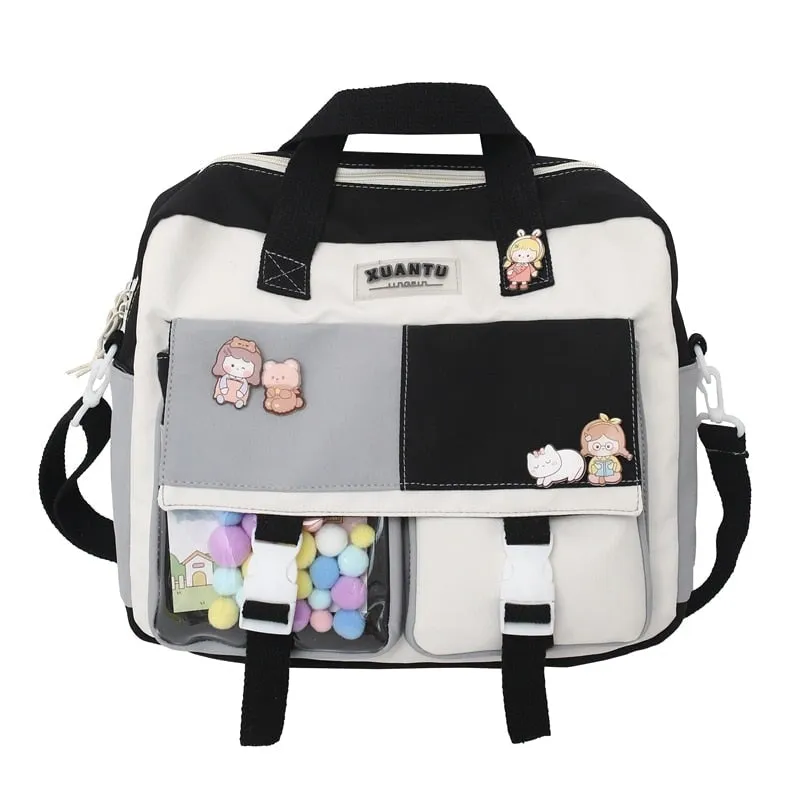 Kawaii School Backpack & Shoulder Bag