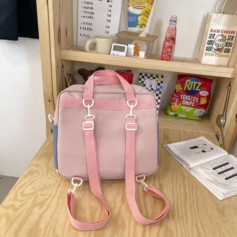 Kawaii School Backpack & Shoulder Bag