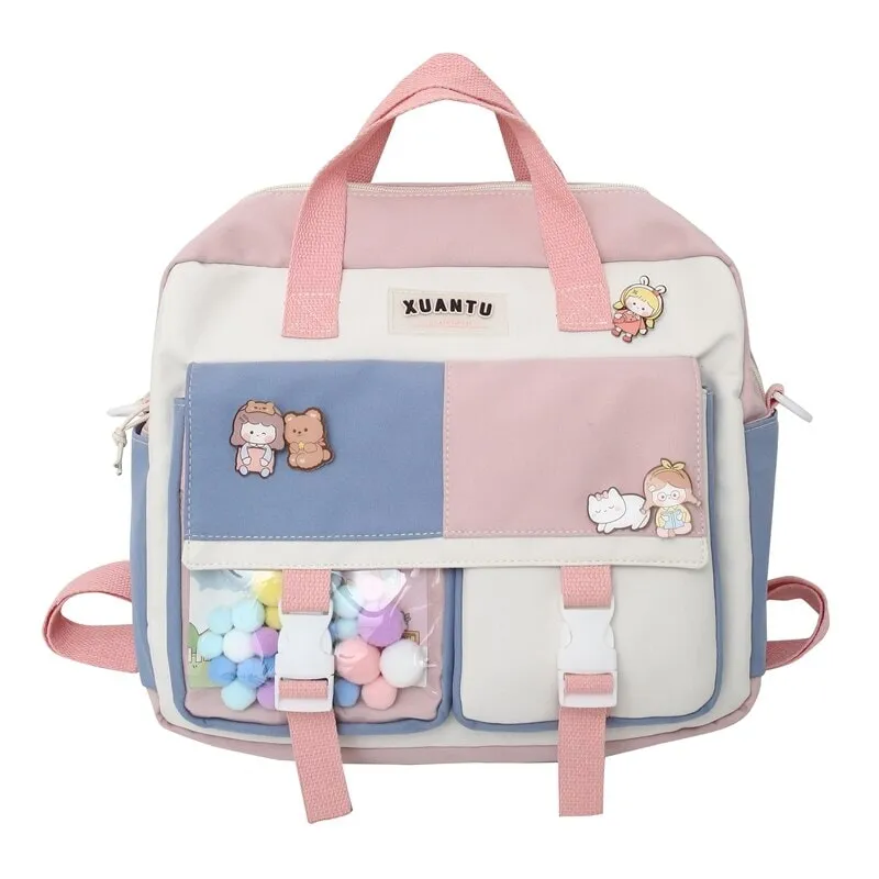 Kawaii School Backpack & Shoulder Bag