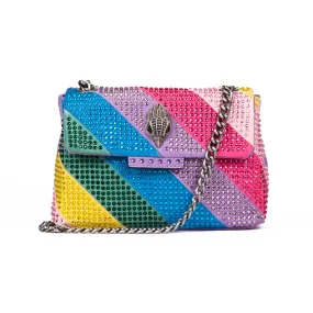 Kurt Keiger Rainbow Studded Shoulder Bag