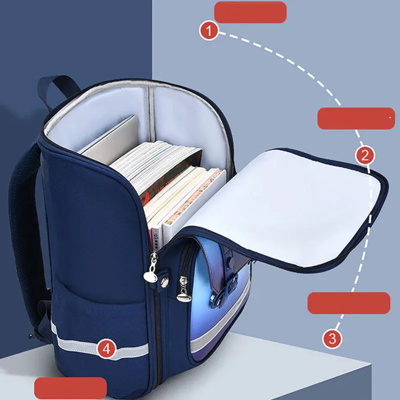 Large capacity children's school bag