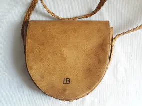 Laura Biagiotti Vintage Leather Saddle Bag