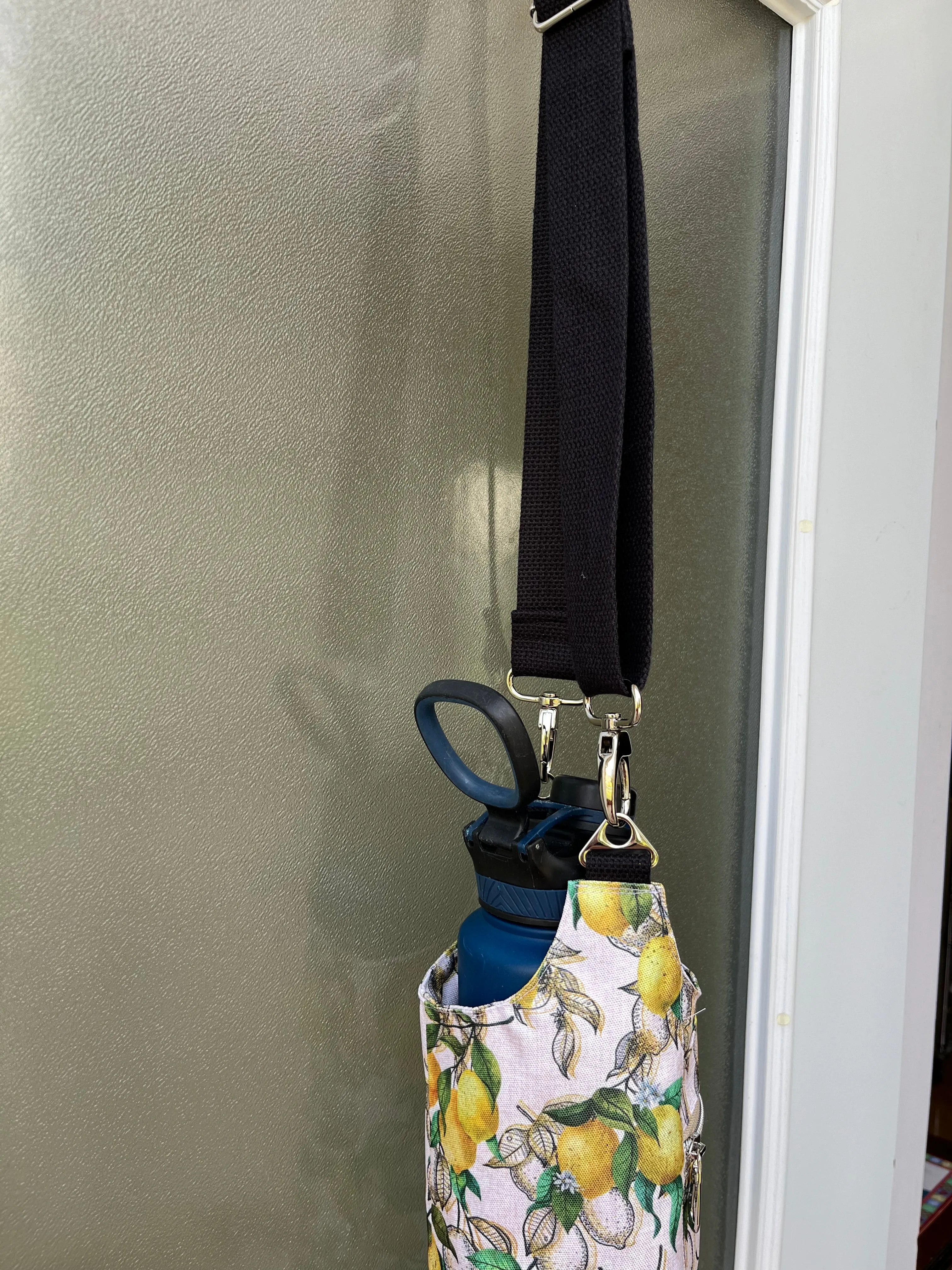 Lemon Themed Water Bottle Sling