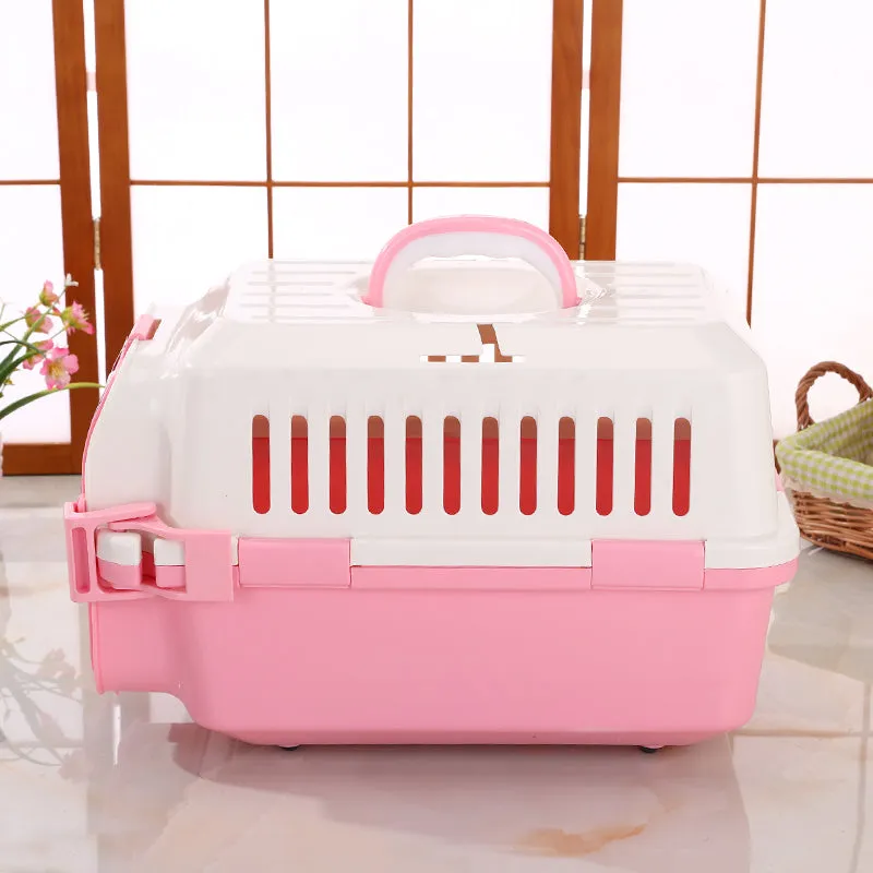 Lightweight Durable Small Pet Carrier Crate with Tray - YES4PETS